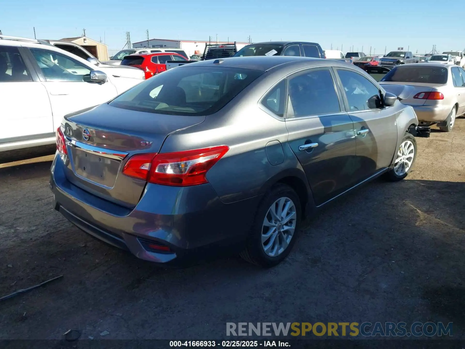 4 Photograph of a damaged car 3N1AB7AP5KY343353 NISSAN SENTRA 2019