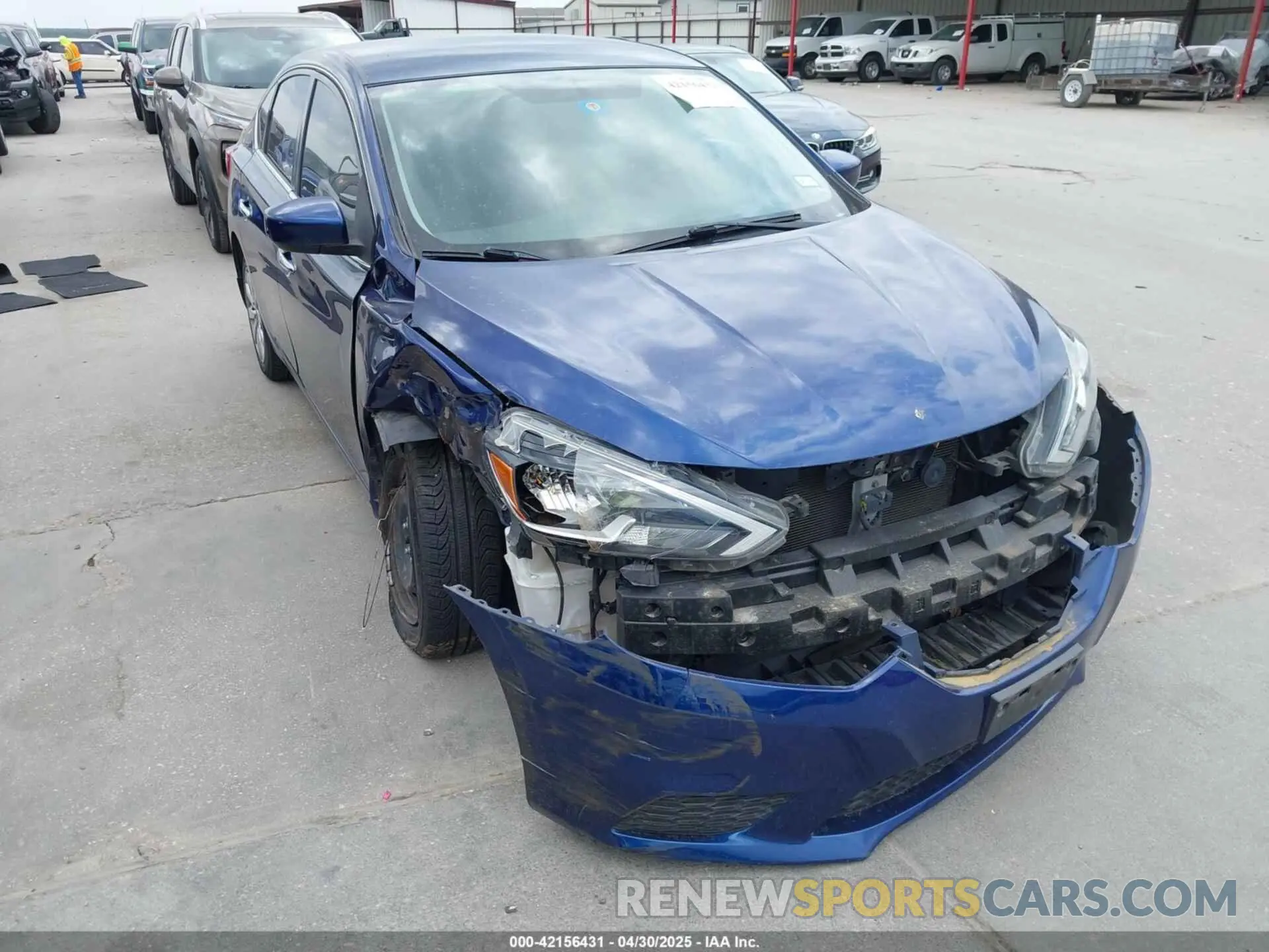 1 Photograph of a damaged car 3N1AB7AP5KY344986 NISSAN SENTRA 2019