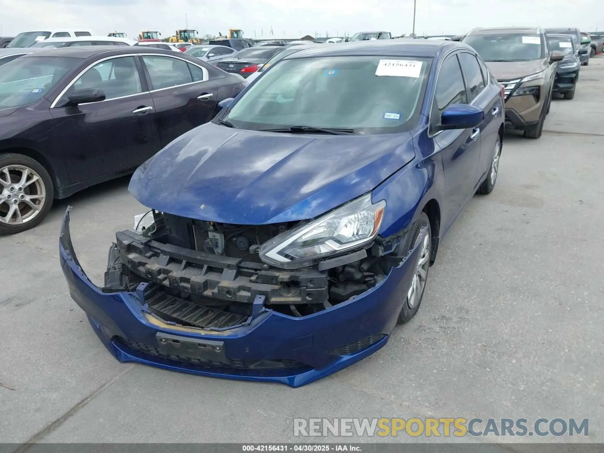 2 Photograph of a damaged car 3N1AB7AP5KY344986 NISSAN SENTRA 2019