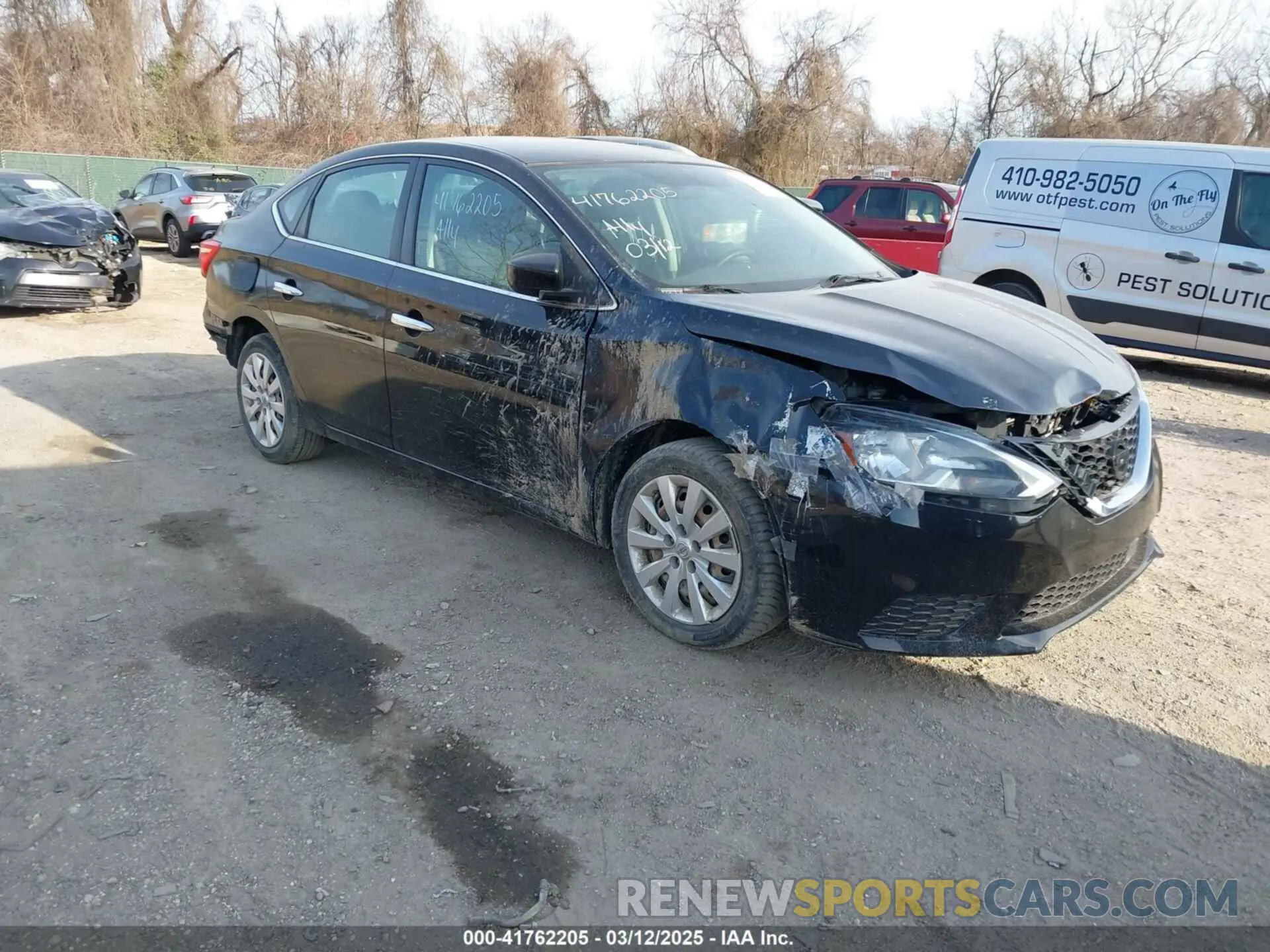 1 Photograph of a damaged car 3N1AB7AP5KY349220 NISSAN SENTRA 2019