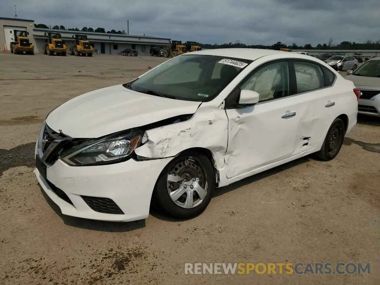 1 Photograph of a damaged car 3N1AB7AP5KY351775 NISSAN SENTRA 2019