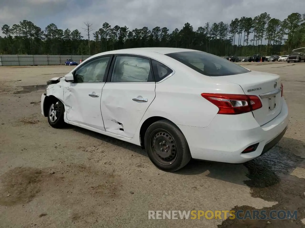 2 Photograph of a damaged car 3N1AB7AP5KY351775 NISSAN SENTRA 2019