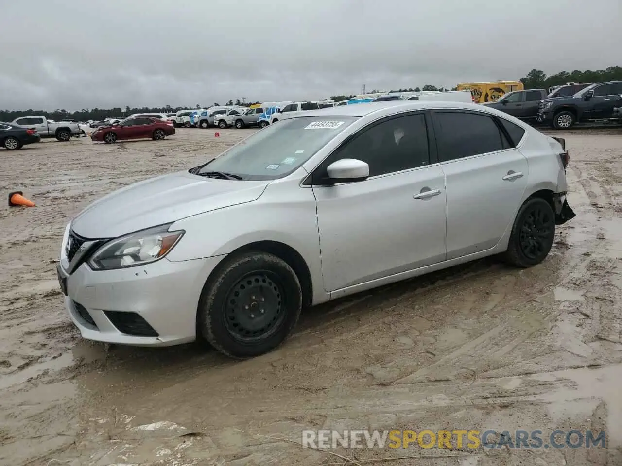 1 Photograph of a damaged car 3N1AB7AP5KY354059 NISSAN SENTRA 2019