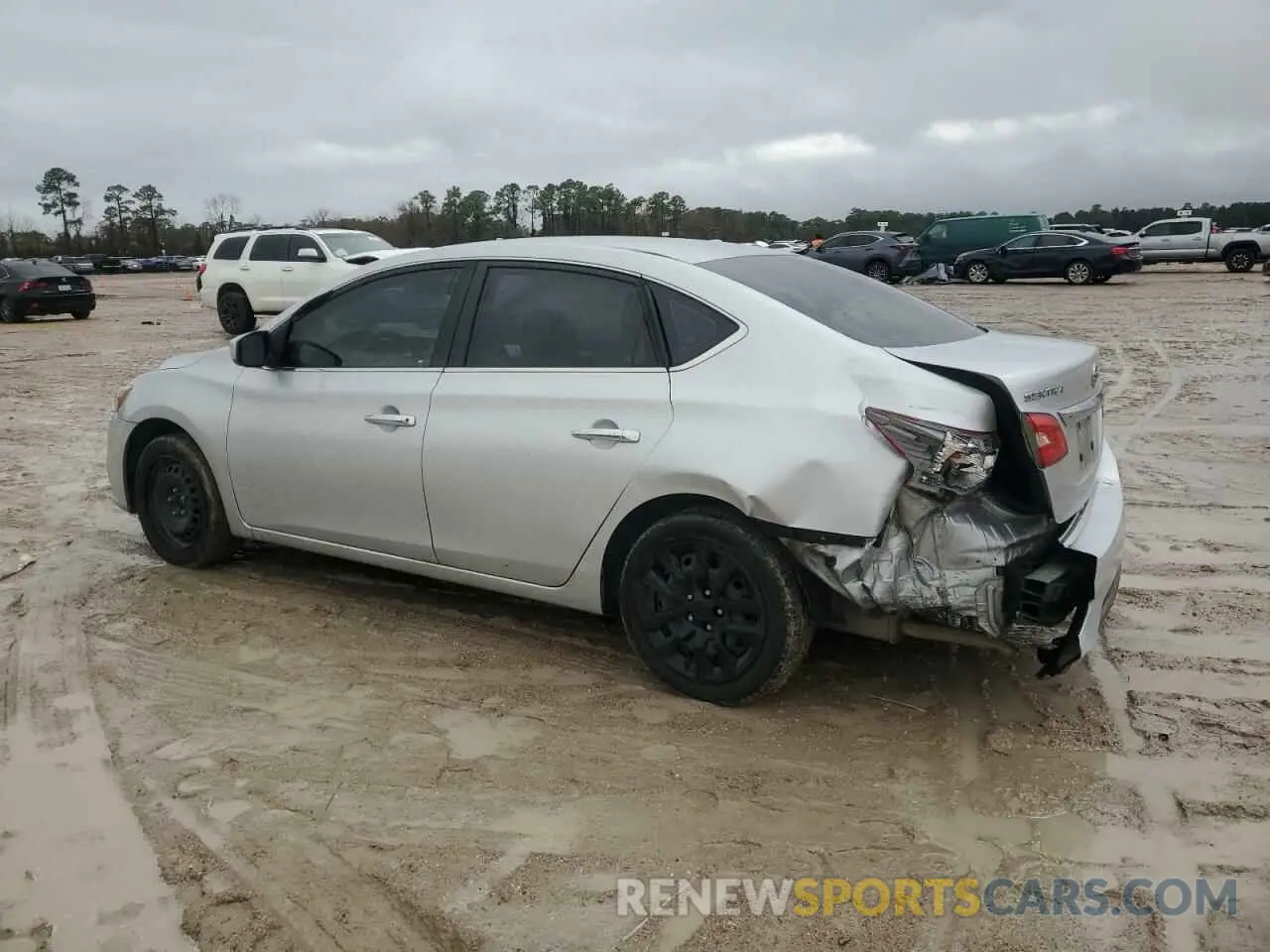2 Photograph of a damaged car 3N1AB7AP5KY354059 NISSAN SENTRA 2019