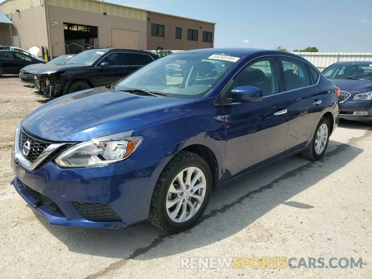 1 Photograph of a damaged car 3N1AB7AP5KY356216 NISSAN SENTRA 2019