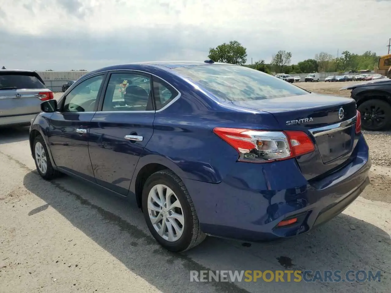 2 Photograph of a damaged car 3N1AB7AP5KY356216 NISSAN SENTRA 2019
