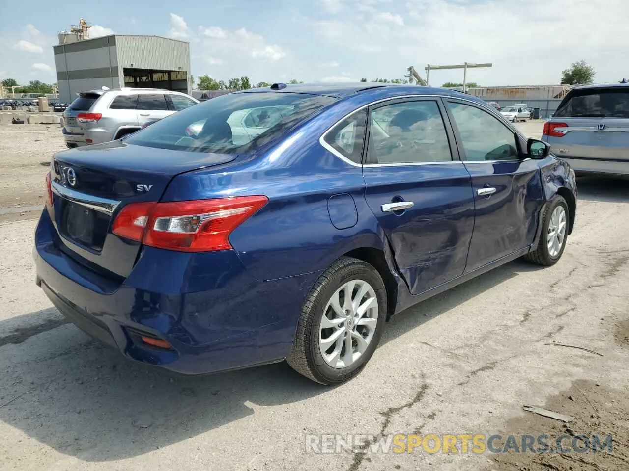 3 Photograph of a damaged car 3N1AB7AP5KY356216 NISSAN SENTRA 2019