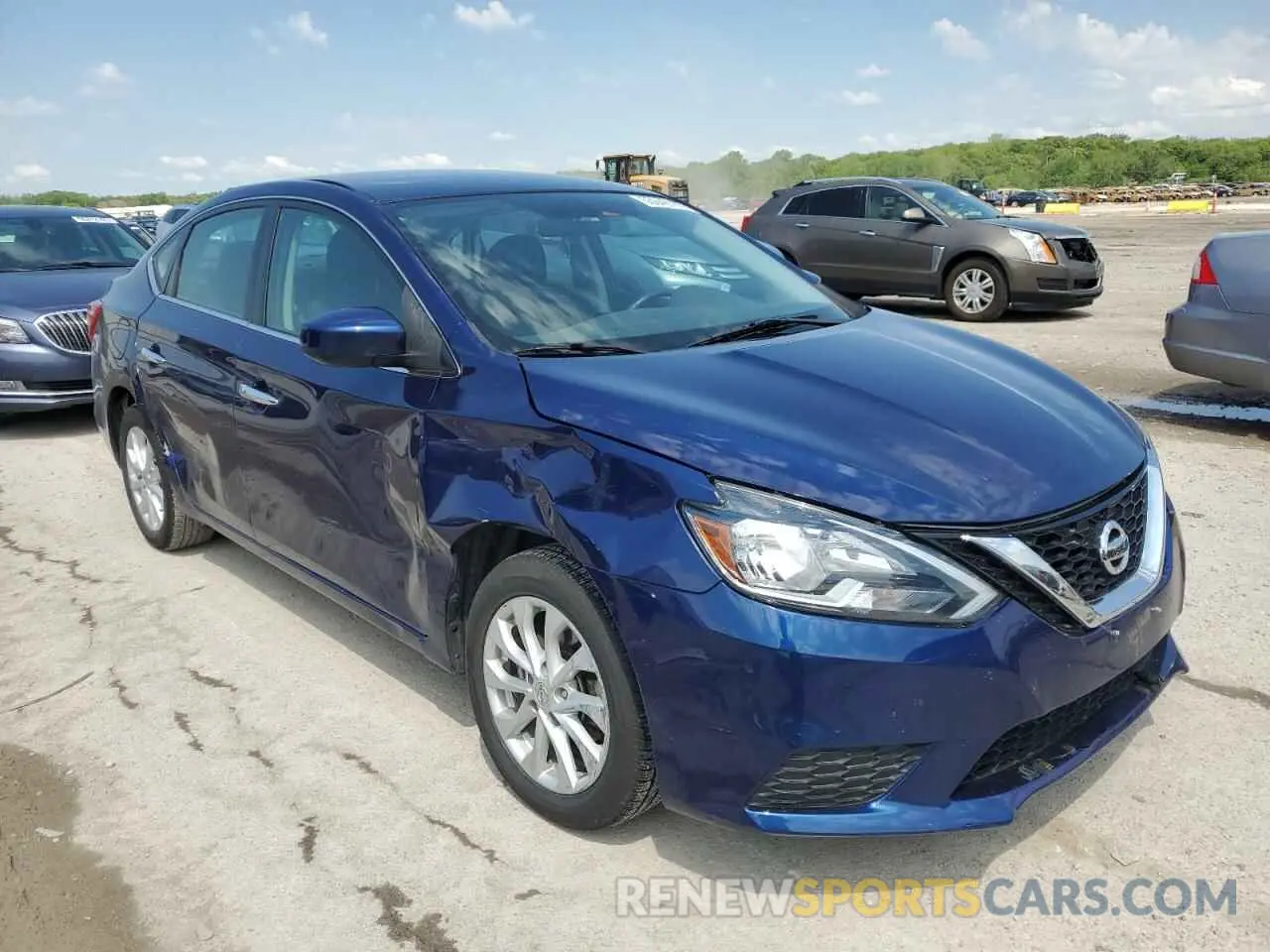 4 Photograph of a damaged car 3N1AB7AP5KY356216 NISSAN SENTRA 2019
