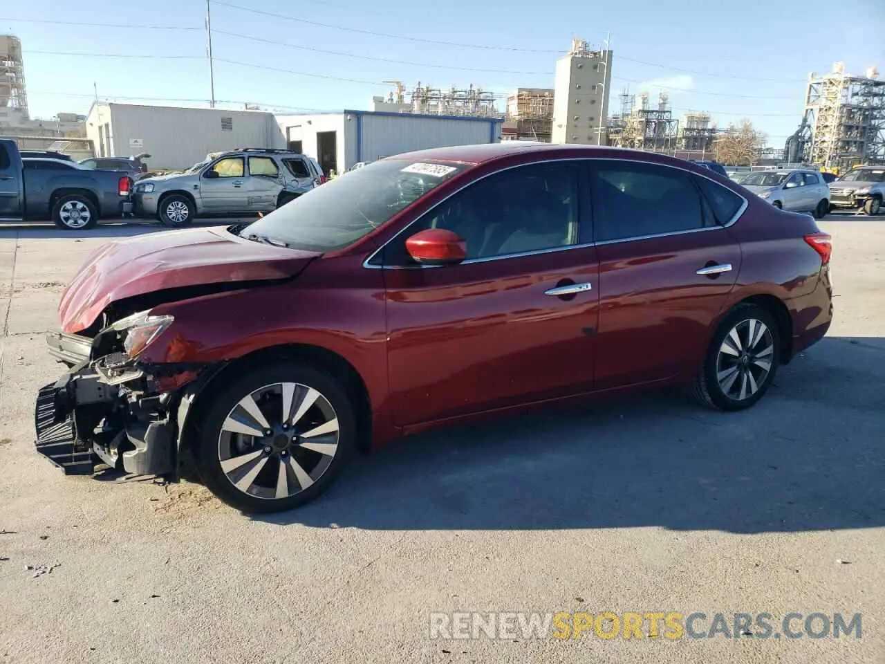 1 Photograph of a damaged car 3N1AB7AP5KY360122 NISSAN SENTRA 2019