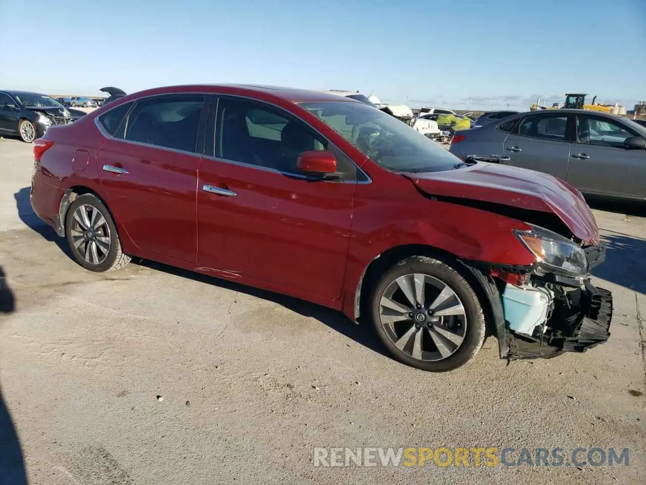 4 Photograph of a damaged car 3N1AB7AP5KY360122 NISSAN SENTRA 2019