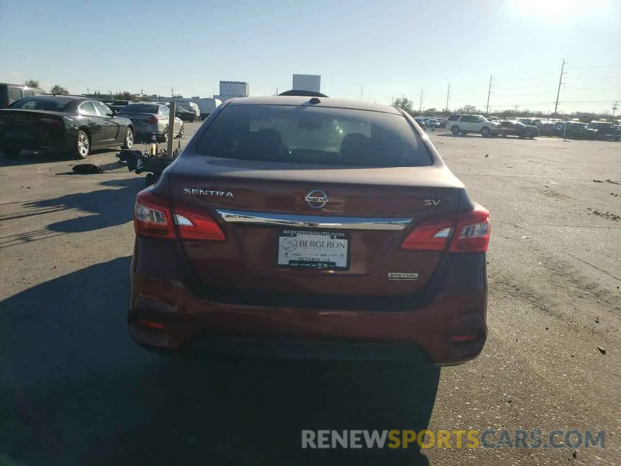 6 Photograph of a damaged car 3N1AB7AP5KY360122 NISSAN SENTRA 2019