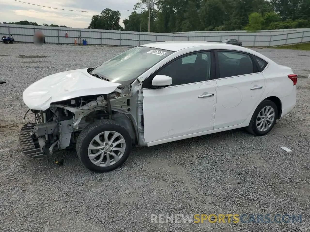 1 Photograph of a damaged car 3N1AB7AP5KY363277 NISSAN SENTRA 2019