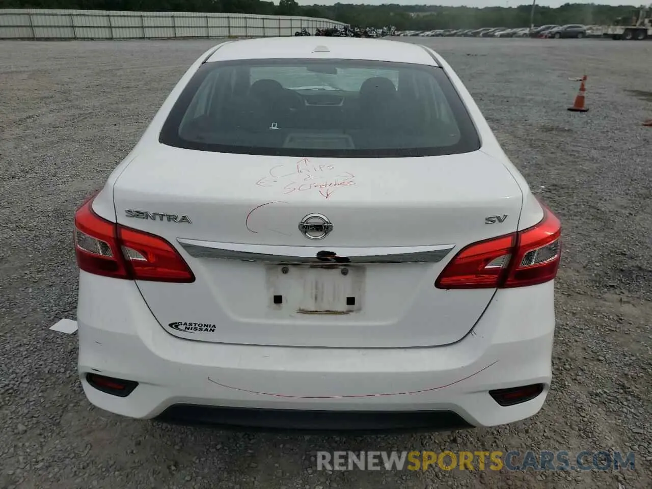 6 Photograph of a damaged car 3N1AB7AP5KY363277 NISSAN SENTRA 2019