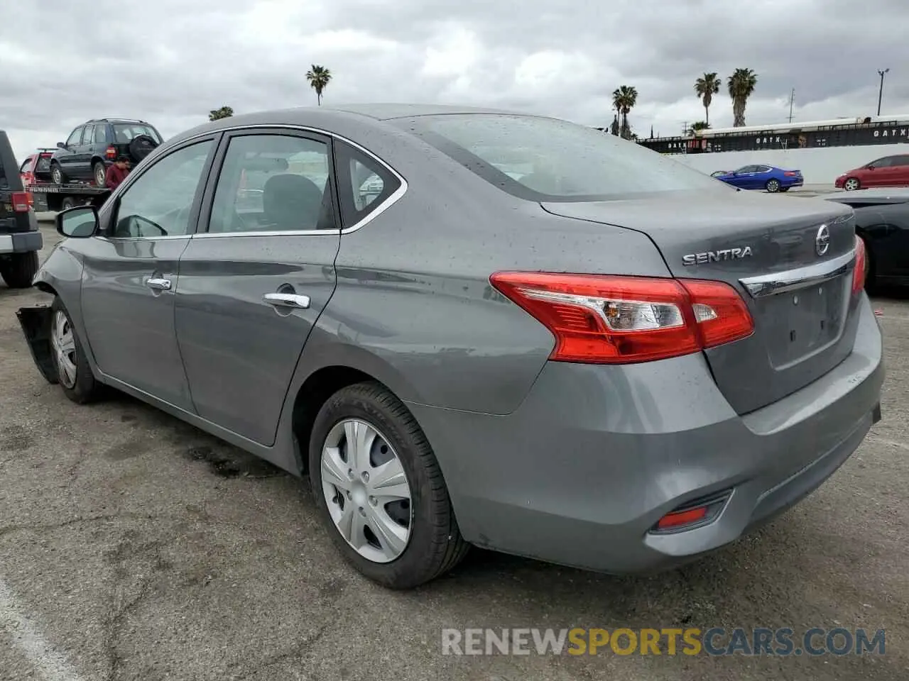 2 Photograph of a damaged car 3N1AB7AP5KY363781 NISSAN SENTRA 2019