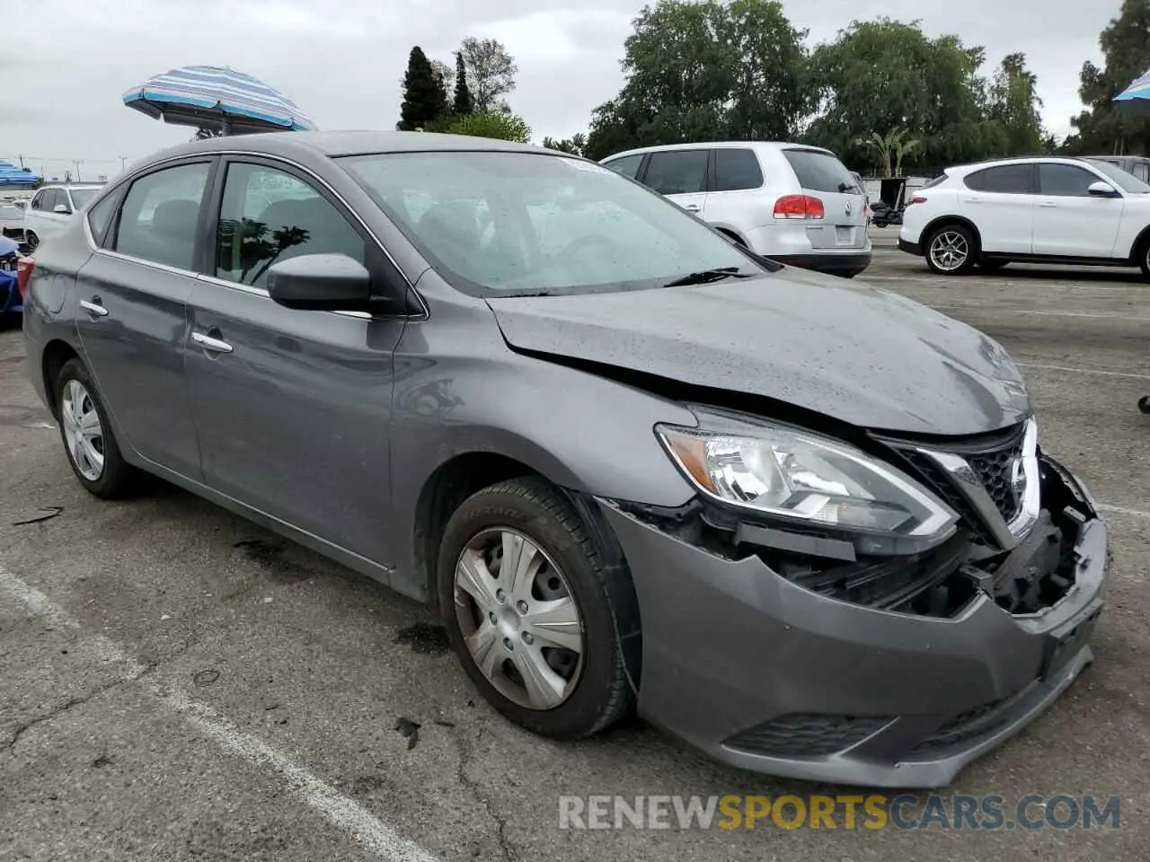 4 Photograph of a damaged car 3N1AB7AP5KY363781 NISSAN SENTRA 2019