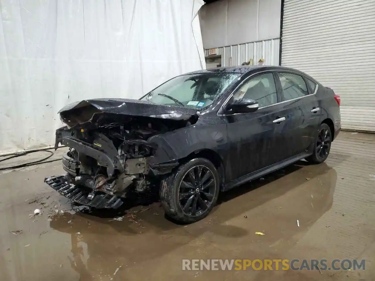 1 Photograph of a damaged car 3N1AB7AP5KY376644 NISSAN SENTRA 2019