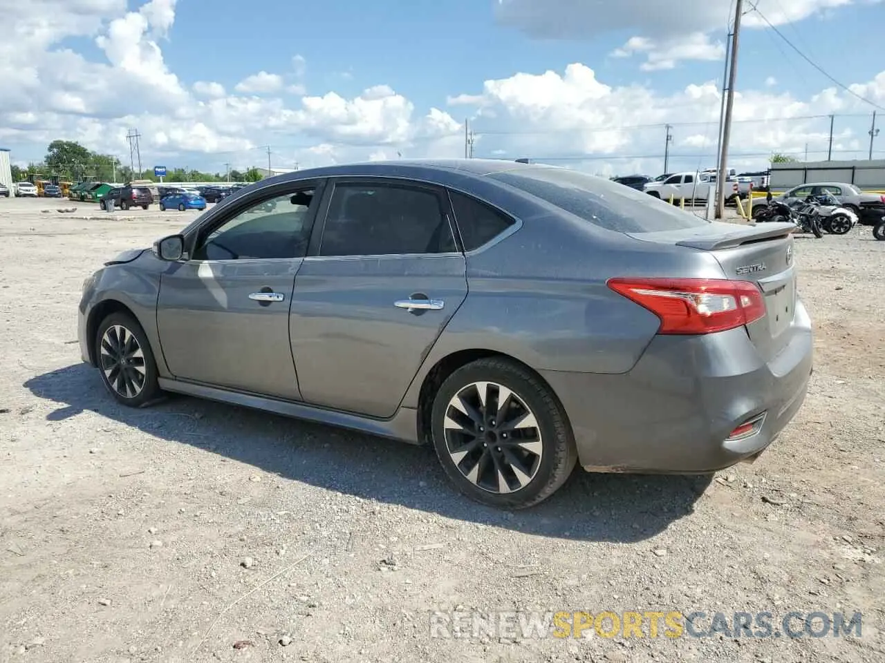 2 Photograph of a damaged car 3N1AB7AP5KY380550 NISSAN SENTRA 2019