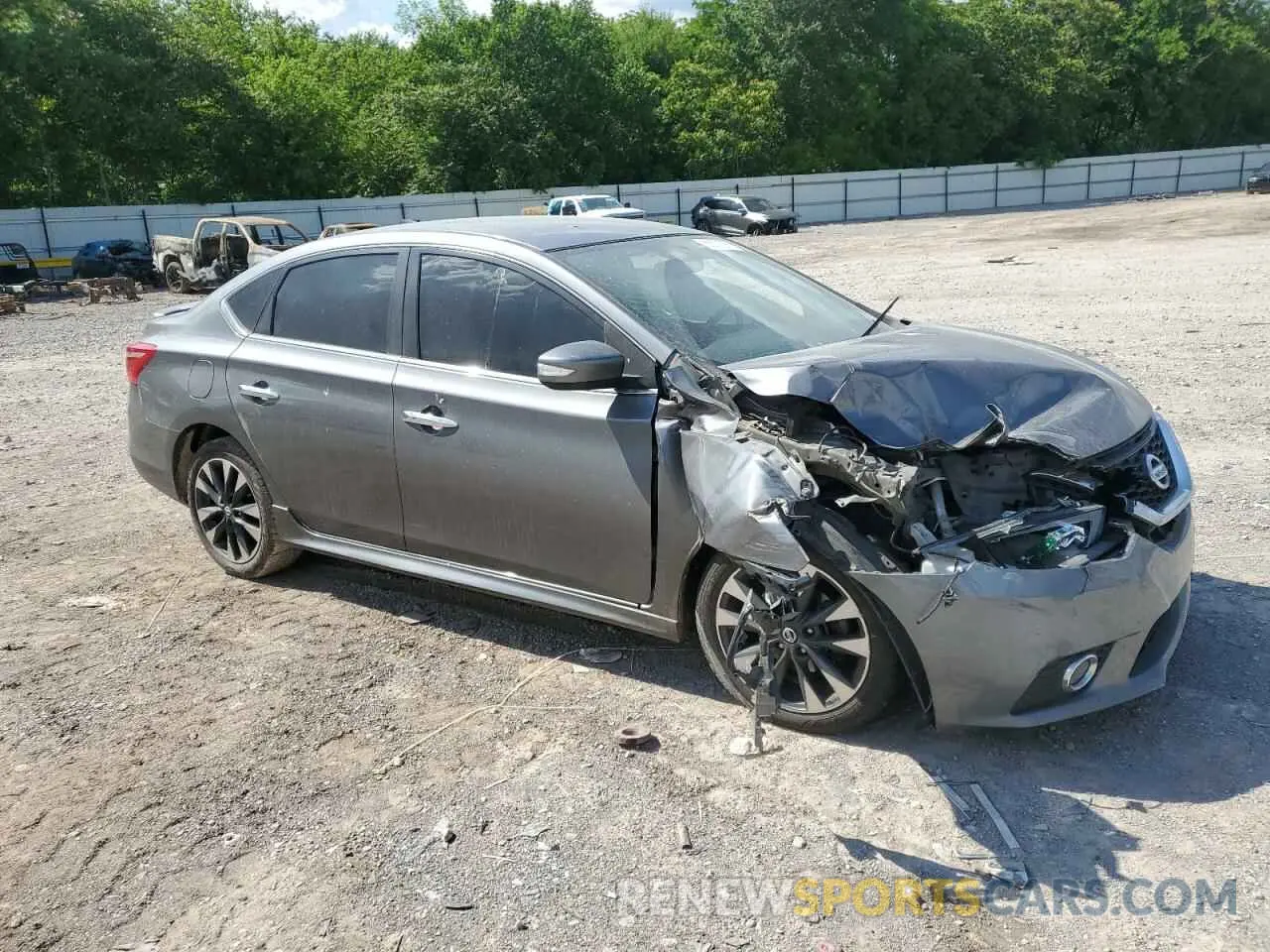 4 Photograph of a damaged car 3N1AB7AP5KY380550 NISSAN SENTRA 2019