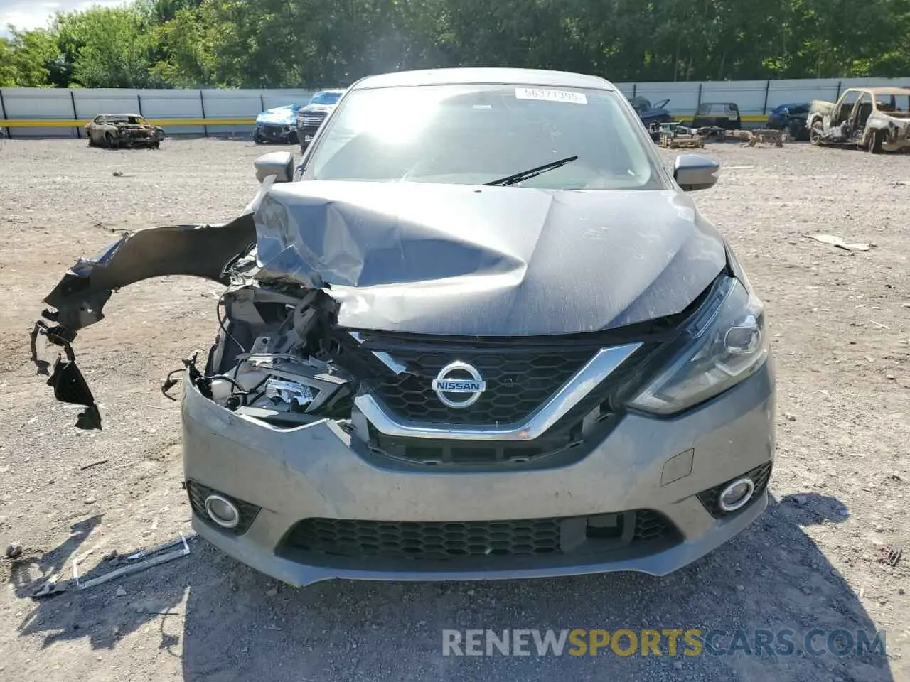 5 Photograph of a damaged car 3N1AB7AP5KY380550 NISSAN SENTRA 2019