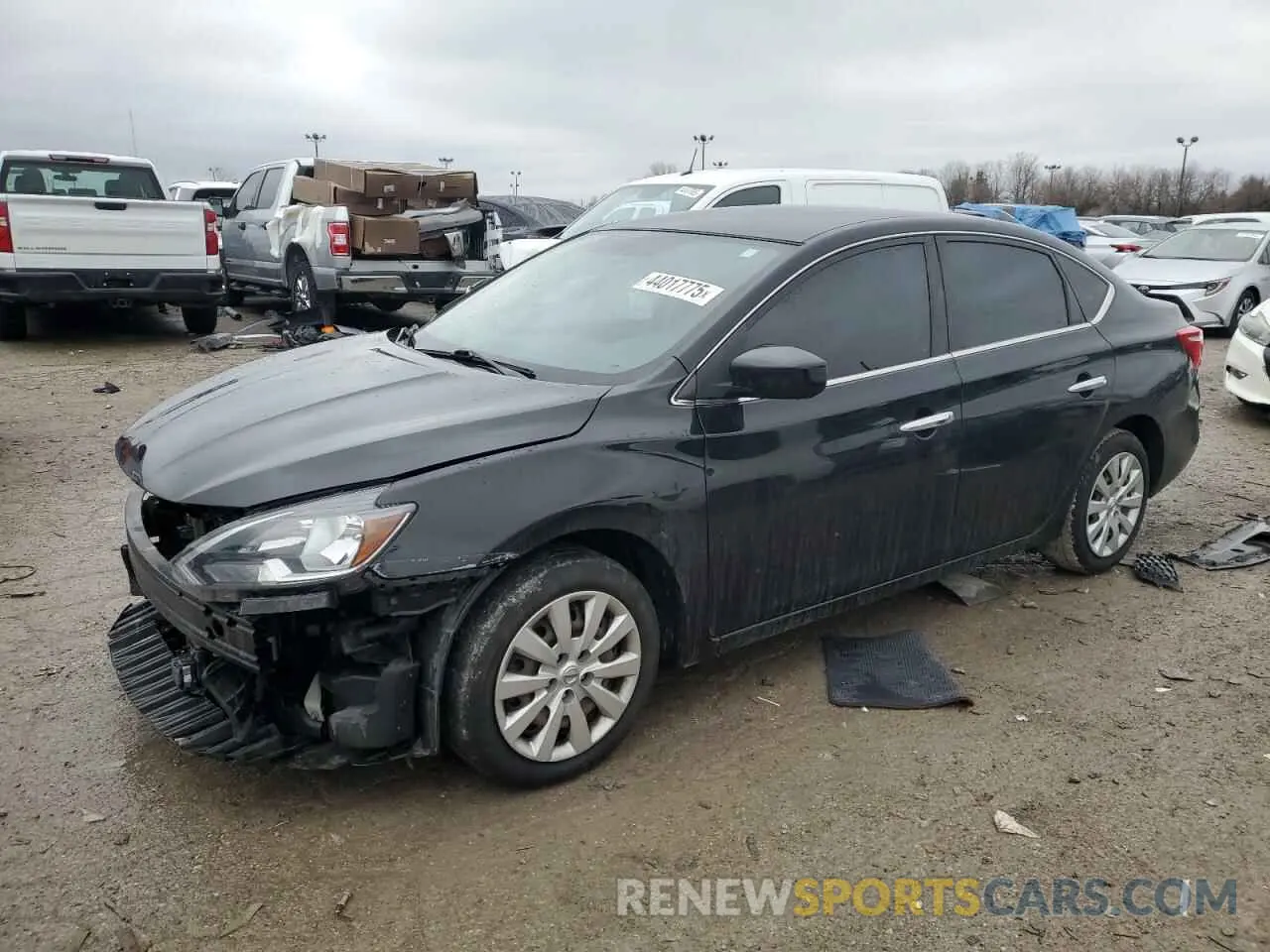 1 Photograph of a damaged car 3N1AB7AP5KY382363 NISSAN SENTRA 2019