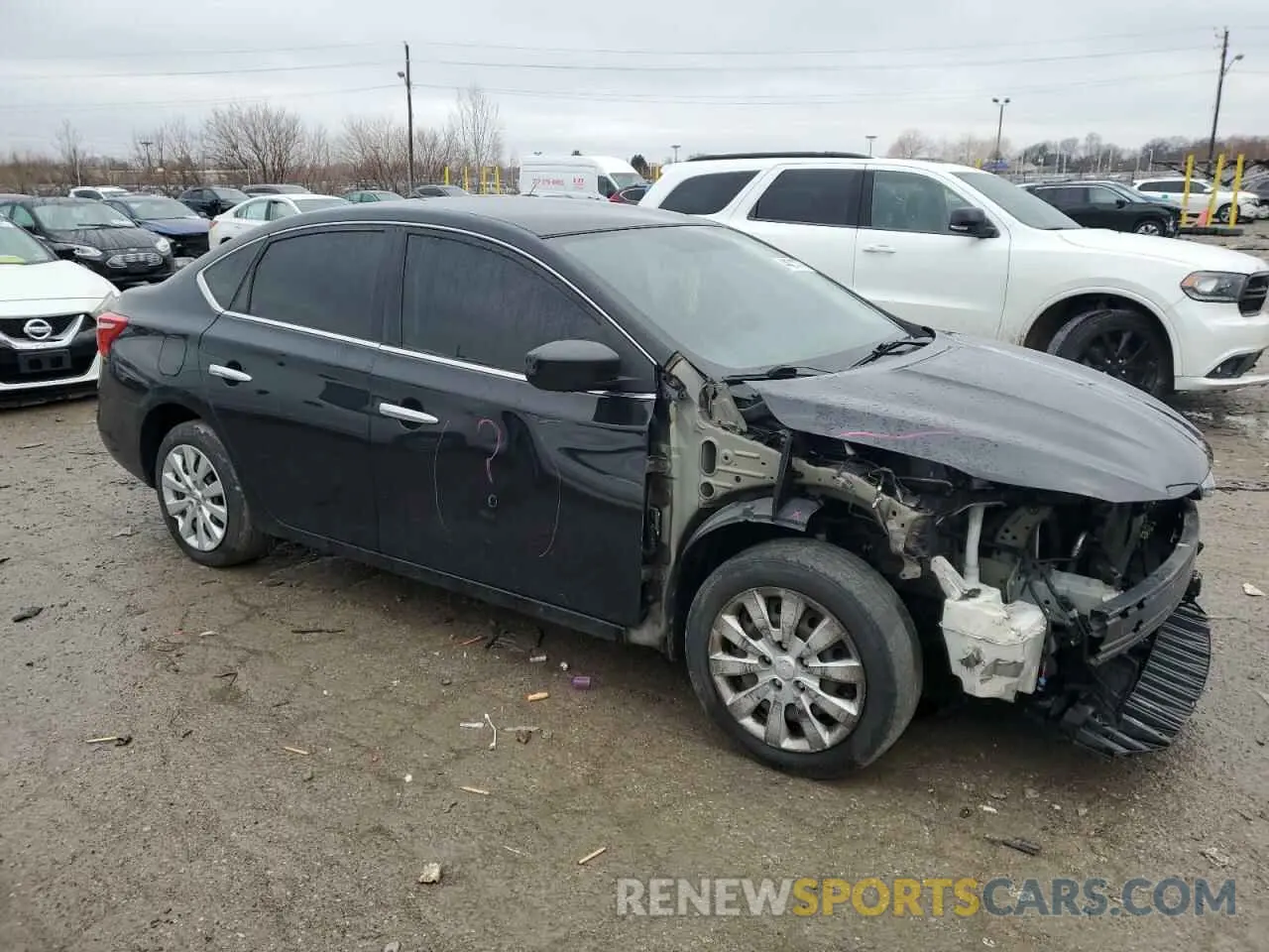 4 Photograph of a damaged car 3N1AB7AP5KY382363 NISSAN SENTRA 2019