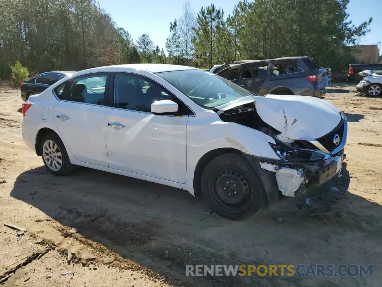 4 Photograph of a damaged car 3N1AB7AP5KY396764 NISSAN SENTRA 2019