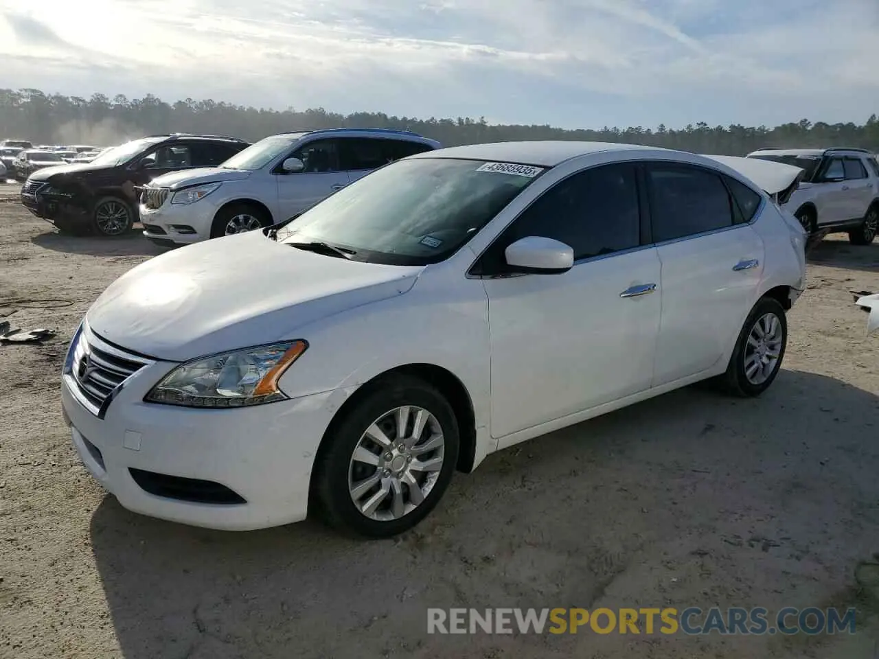1 Photograph of a damaged car 3N1AB7AP5KY402384 NISSAN SENTRA 2019
