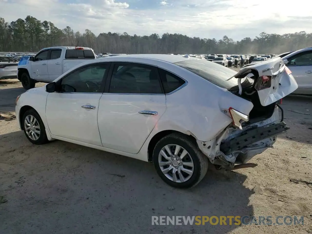 2 Photograph of a damaged car 3N1AB7AP5KY402384 NISSAN SENTRA 2019