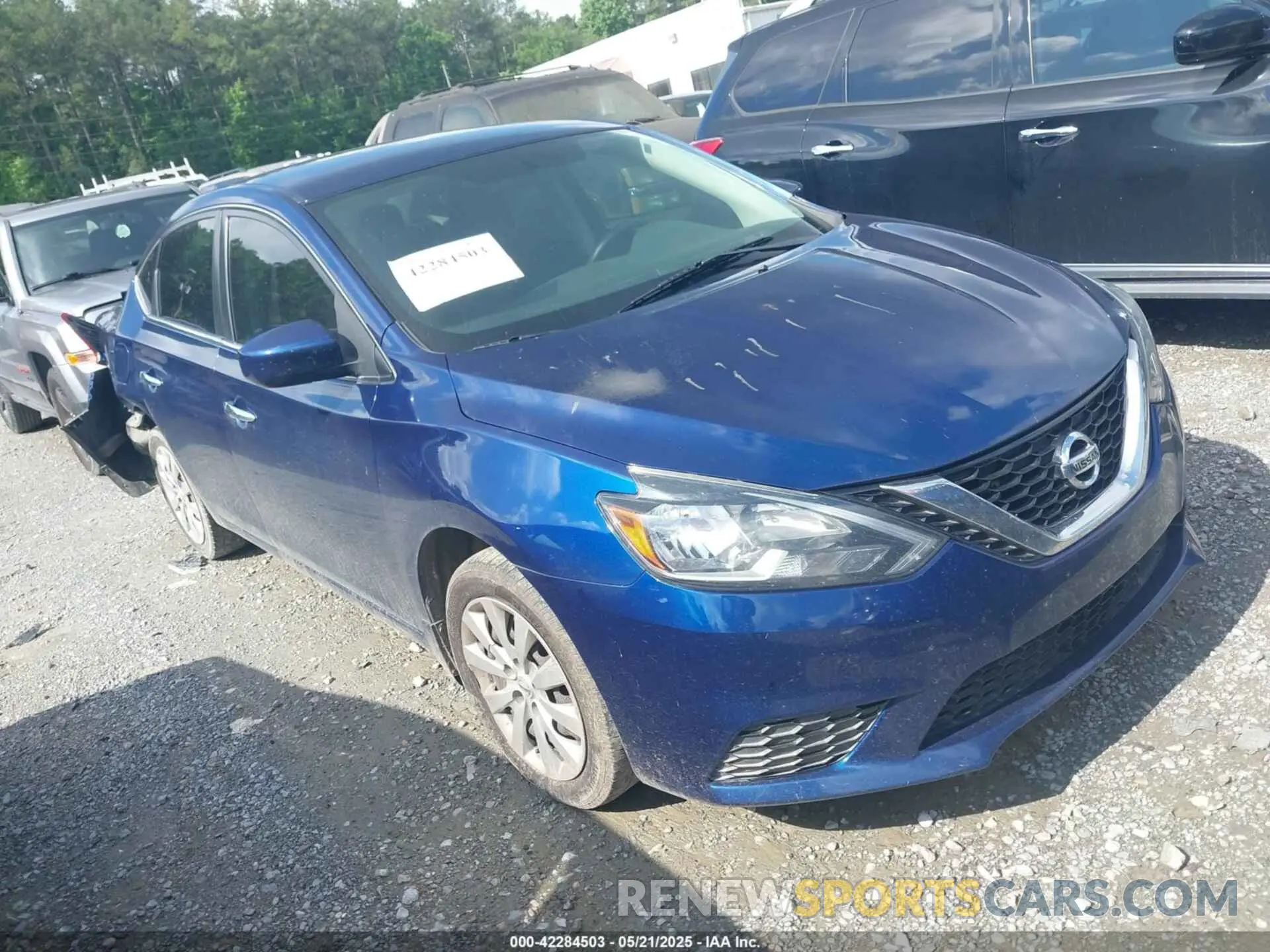 1 Photograph of a damaged car 3N1AB7AP5KY404751 NISSAN SENTRA 2019