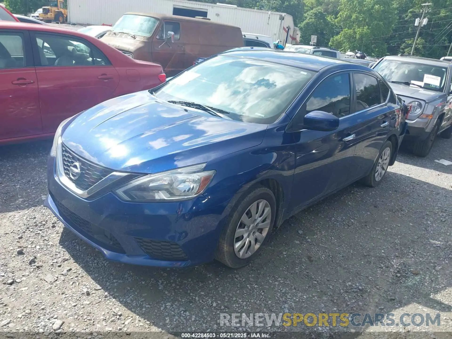 2 Photograph of a damaged car 3N1AB7AP5KY404751 NISSAN SENTRA 2019