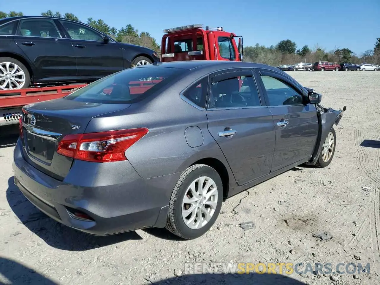 3 Photograph of a damaged car 3N1AB7AP5KY406631 NISSAN SENTRA 2019