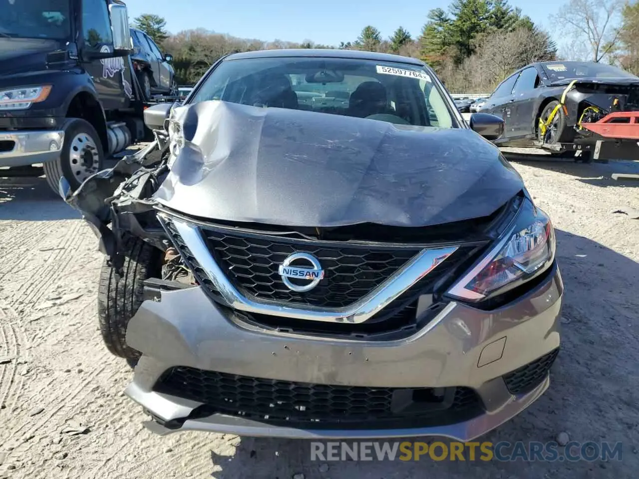 5 Photograph of a damaged car 3N1AB7AP5KY406631 NISSAN SENTRA 2019