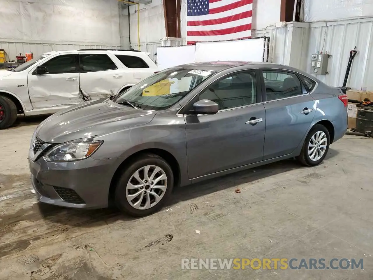 1 Photograph of a damaged car 3N1AB7AP5KY413076 NISSAN SENTRA 2019