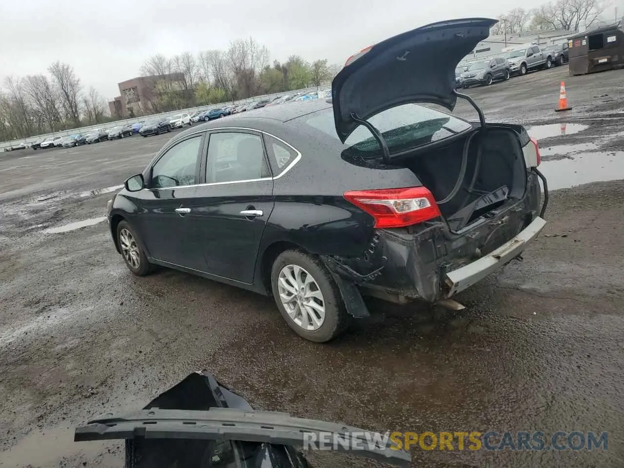 2 Photograph of a damaged car 3N1AB7AP5KY413336 NISSAN SENTRA 2019