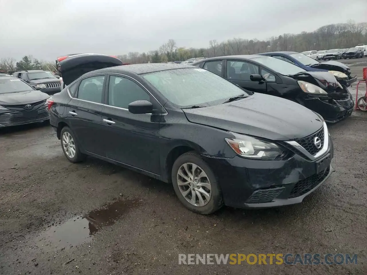 4 Photograph of a damaged car 3N1AB7AP5KY413336 NISSAN SENTRA 2019