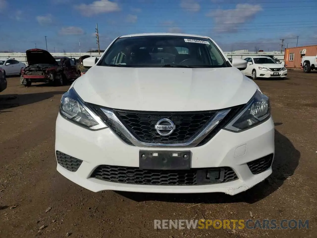 5 Photograph of a damaged car 3N1AB7AP5KY413725 NISSAN SENTRA 2019