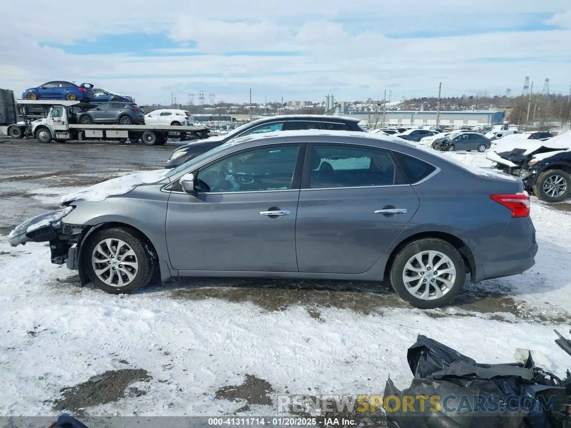 15 Photograph of a damaged car 3N1AB7AP5KY419878 NISSAN SENTRA 2019