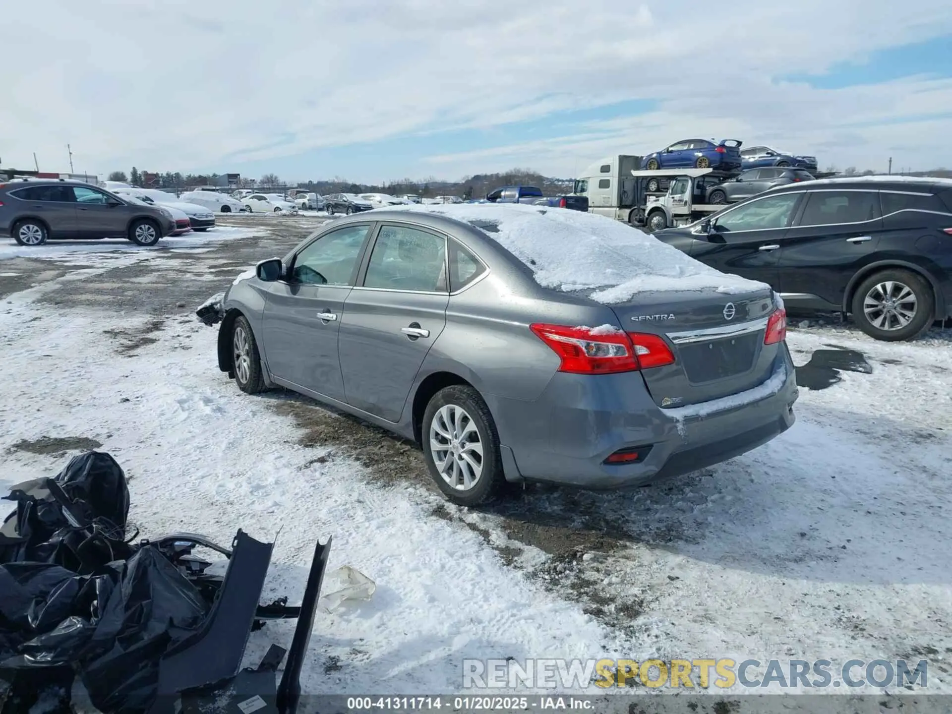 3 Photograph of a damaged car 3N1AB7AP5KY419878 NISSAN SENTRA 2019