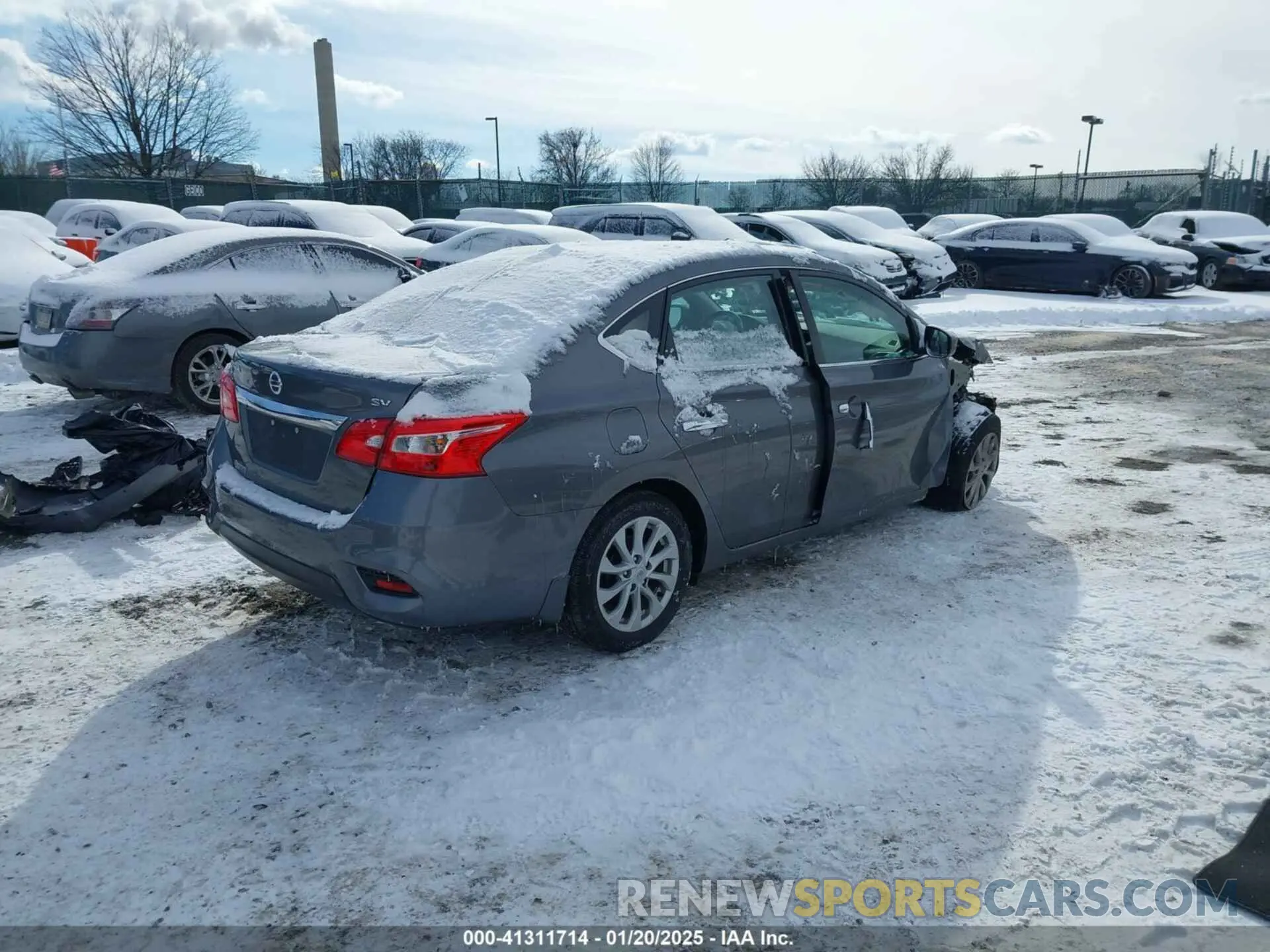4 Photograph of a damaged car 3N1AB7AP5KY419878 NISSAN SENTRA 2019