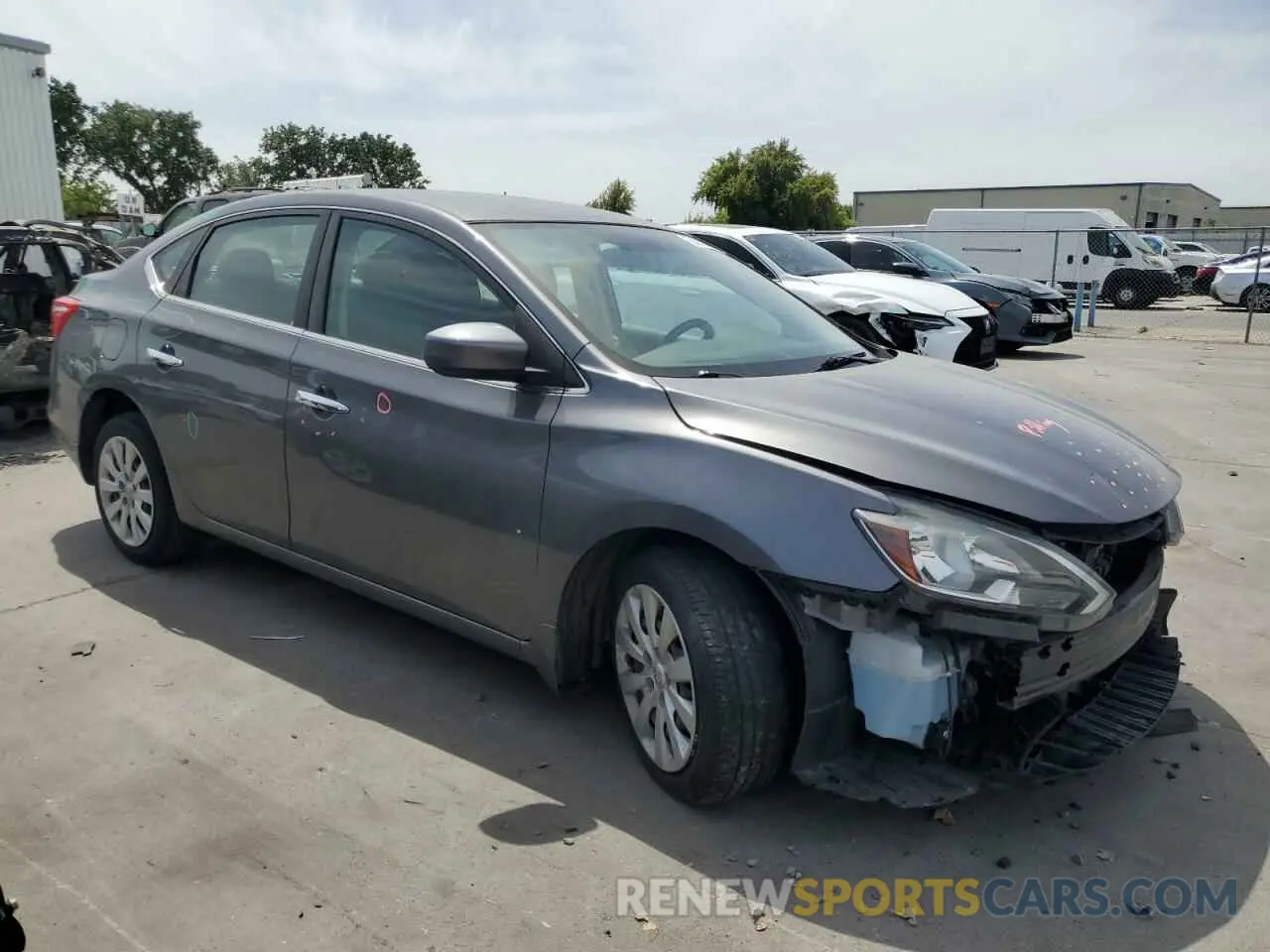 4 Photograph of a damaged car 3N1AB7AP5KY423252 NISSAN SENTRA 2019