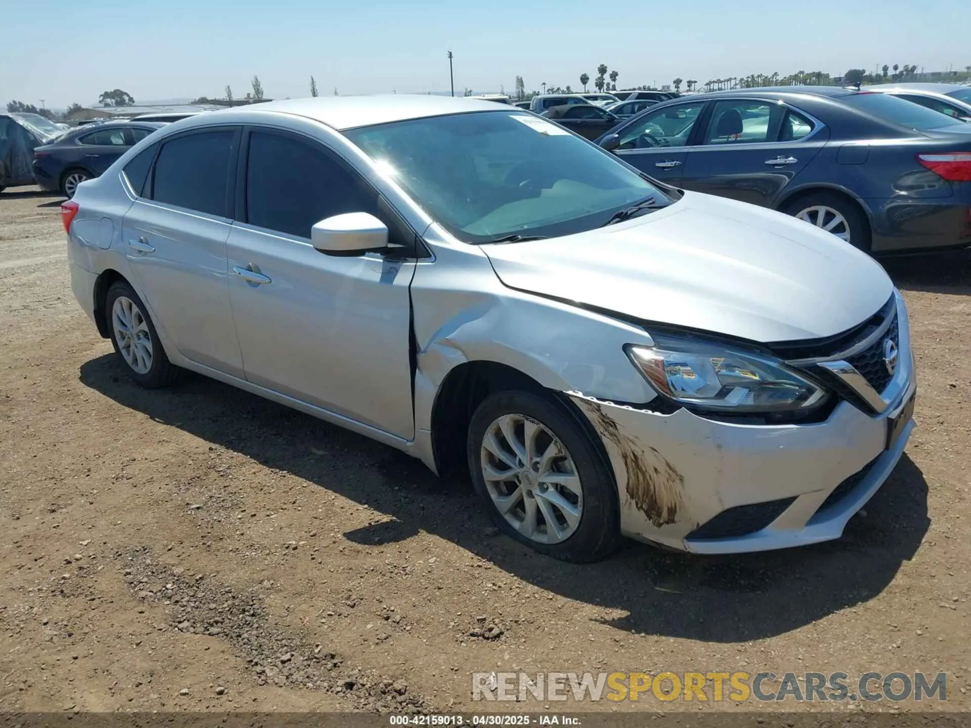 1 Photograph of a damaged car 3N1AB7AP5KY424580 NISSAN SENTRA 2019