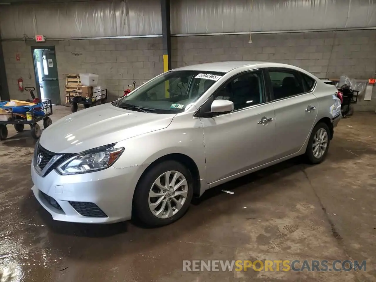1 Photograph of a damaged car 3N1AB7AP5KY425096 NISSAN SENTRA 2019