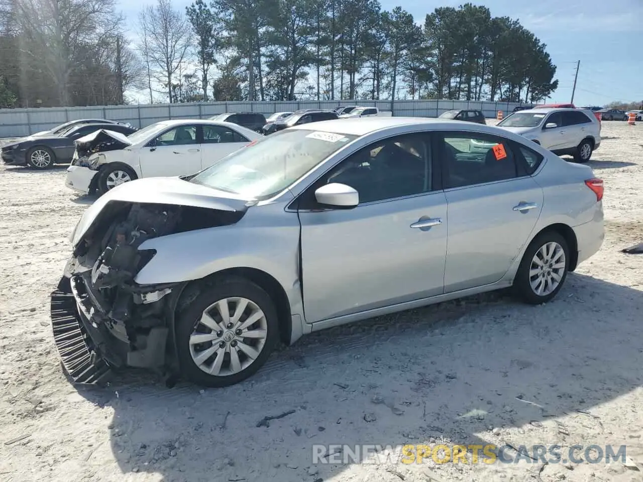 1 Photograph of a damaged car 3N1AB7AP5KY429570 NISSAN SENTRA 2019