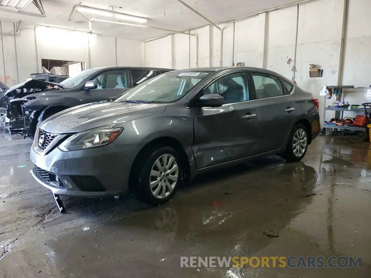 1 Photograph of a damaged car 3N1AB7AP5KY435319 NISSAN SENTRA 2019