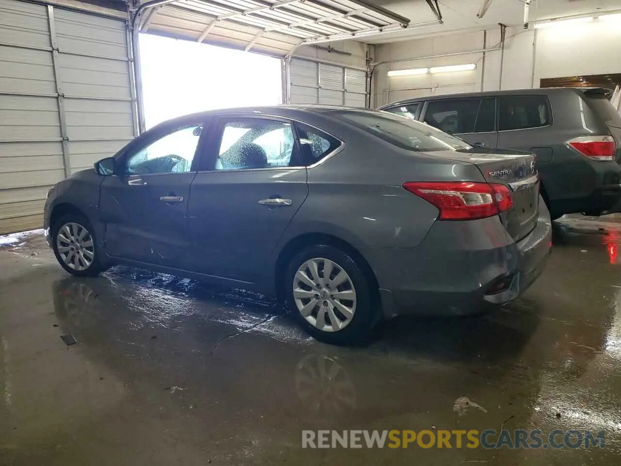 2 Photograph of a damaged car 3N1AB7AP5KY435319 NISSAN SENTRA 2019