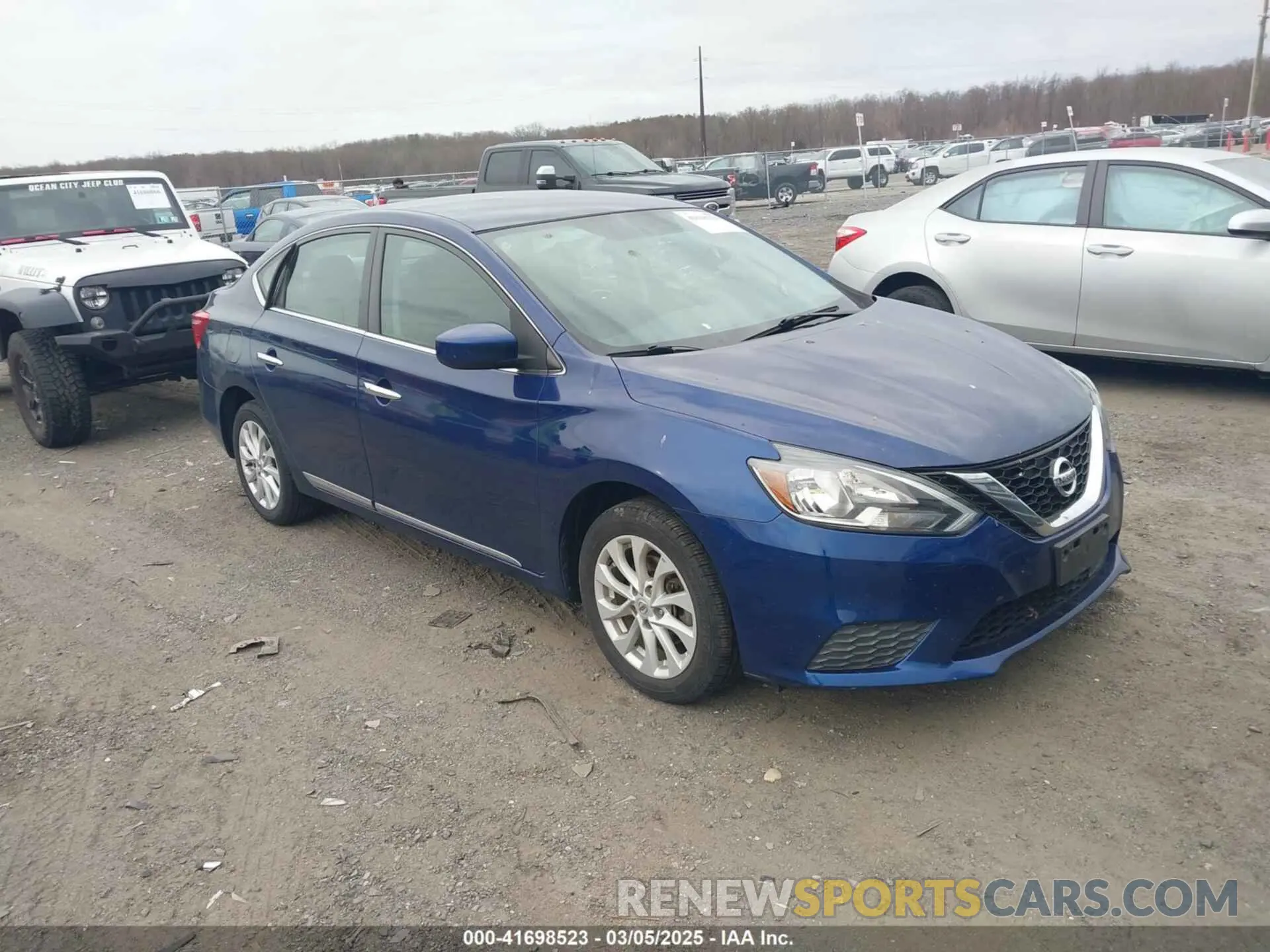 1 Photograph of a damaged car 3N1AB7AP5KY436728 NISSAN SENTRA 2019