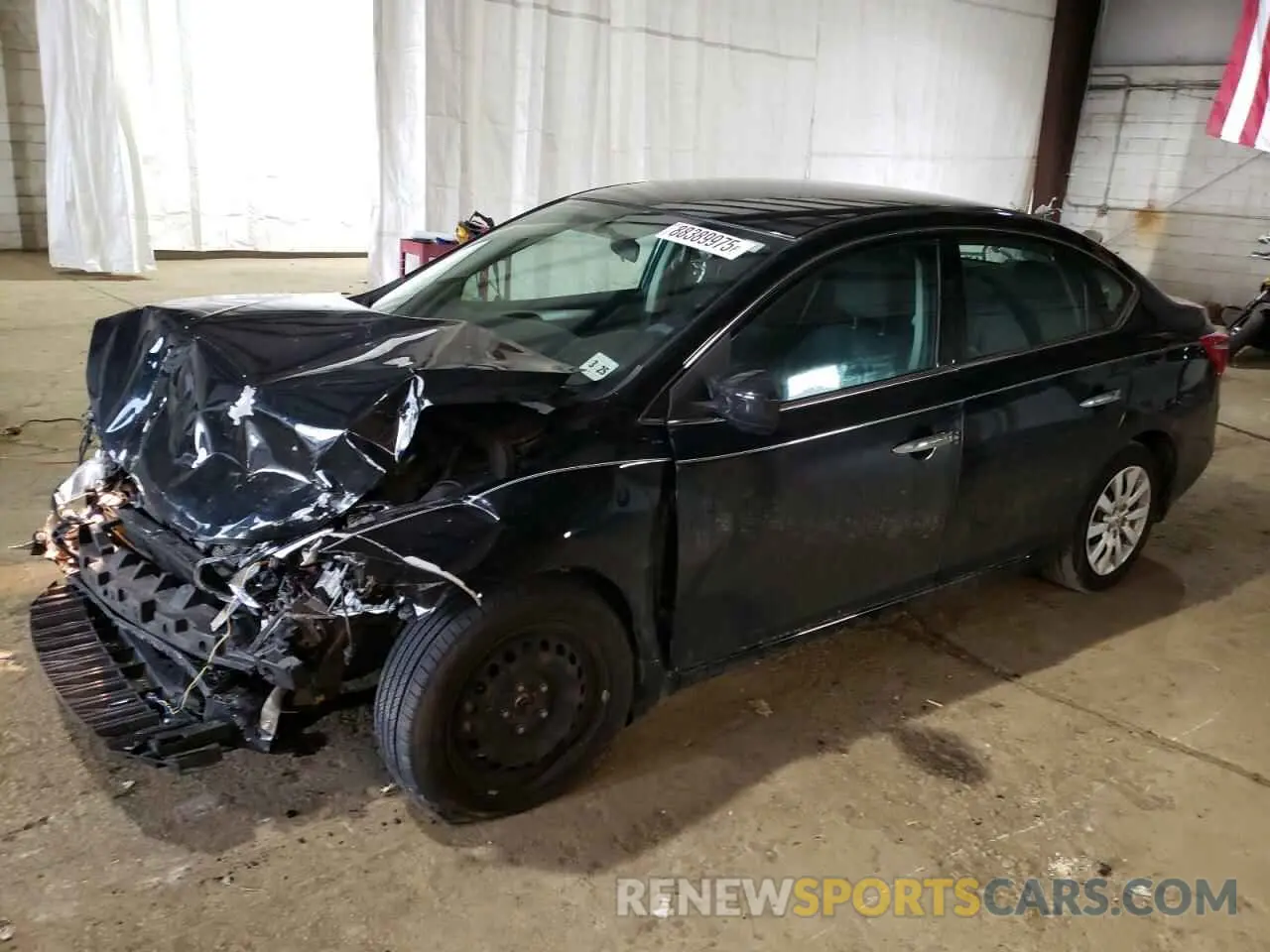 1 Photograph of a damaged car 3N1AB7AP5KY436793 NISSAN SENTRA 2019