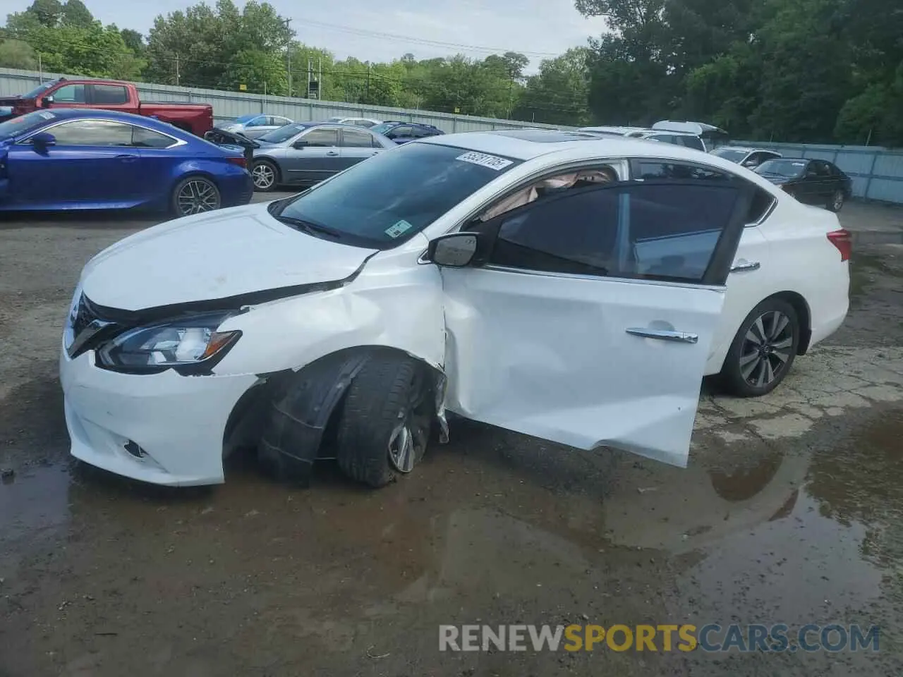 1 Photograph of a damaged car 3N1AB7AP5KY441136 NISSAN SENTRA 2019