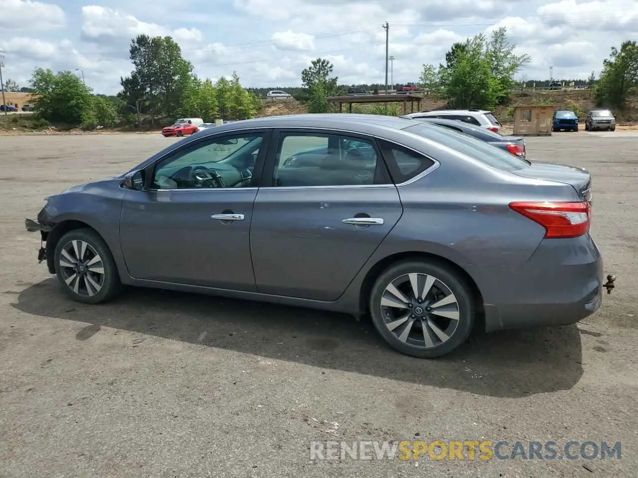 2 Photograph of a damaged car 3N1AB7AP5KY444702 NISSAN SENTRA 2019