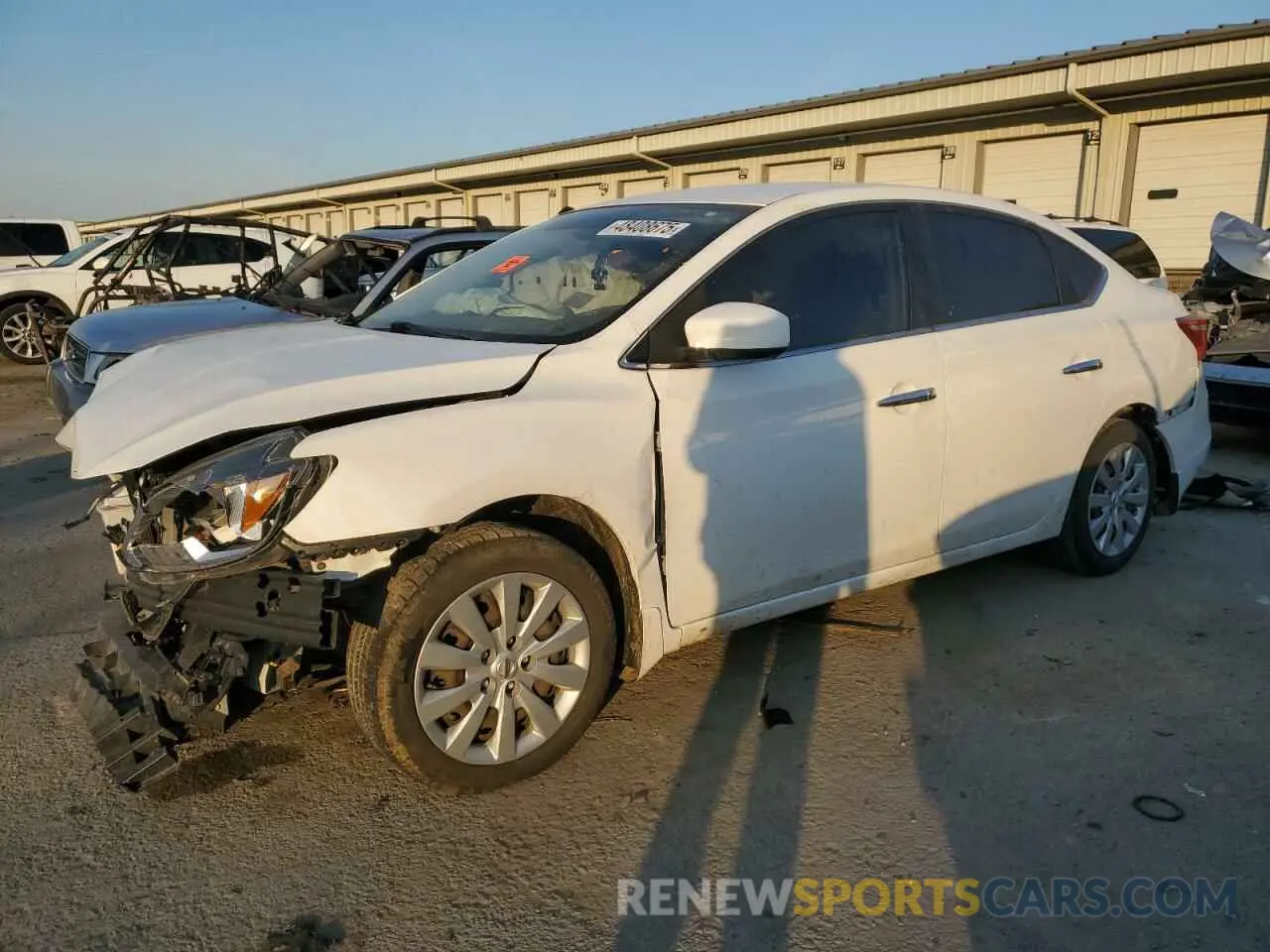 1 Photograph of a damaged car 3N1AB7AP5KY447017 NISSAN SENTRA 2019